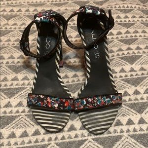 Print Open-toe Heels // ALDO // US 6.5 EUR 37